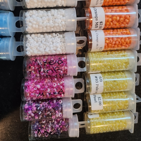 Assorted Seed Beads in Multiple Colors - Picture 3 of 15